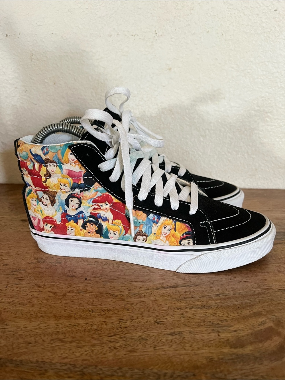 RARE Vans Disney Sk8 Hi Slim Princess Sneakers Limited Edition High Top Sneaker